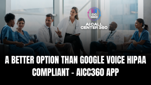 A Better Option Than Google Voice HIPAA Compliant - AICC360 App