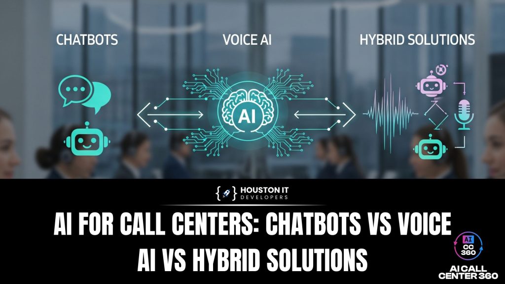 AI for Call Centers: Chatbots vs Voice AI vs Hybrid Solutions
